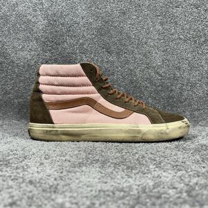 Vans SK8-Hi Reissue DX Men’s Size 11.5 Burnt Coral Pink Brown Side Skate Shoes